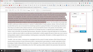 Lexis Advance Tutorial: Highlighting and Annotating Documents