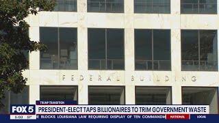 Trump taps billionaires Elon Musk, Vivek Ramaswamy to lead Department of Government Efficiency