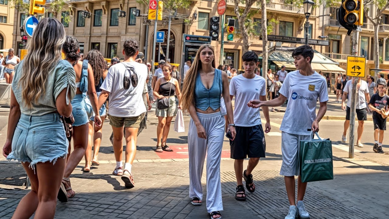 🌞 Experience Barcelona: Gorgeous Girls and Breathtaking Scenery! 🌴