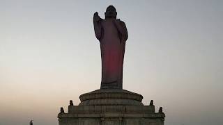Hussain Sagar Lake Buddha Statue Hyderabad हुसैन सागर लेक बुद्धा स्टेचू Found Necklace Road