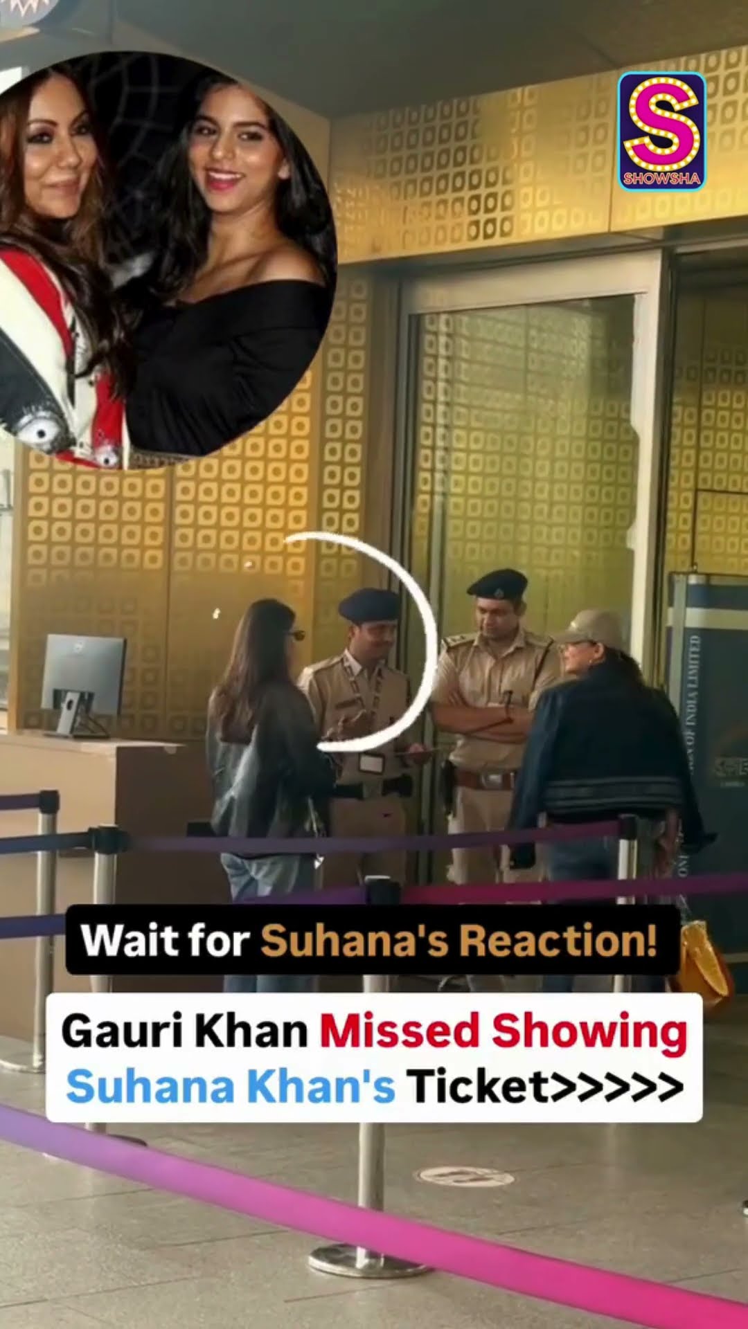 Gauri Khan Forgets To Show Suhana’s Plane Ticket-Wait For Her Reaction | N18S #Shorts #bollywood