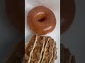 Krispy Kreme biscoff donuts i give them a 3 out of 5 they were not sweet #krispykreme #cookiebutter