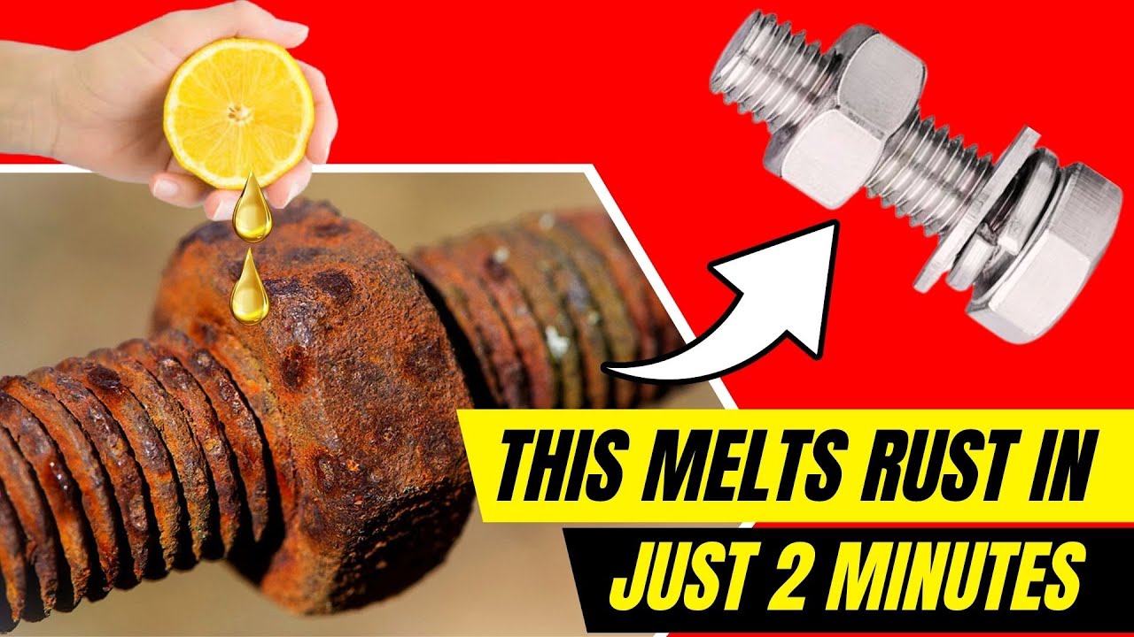 Easiest Way to Remove Rust from Tools FAST 🛠️Magic Trick 🧲 - YouTube