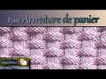 Tricot le point armature de panier  