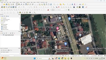 Tutorial QGIS 1 - Menampilkan dan Mendownload Citra Google QGIS