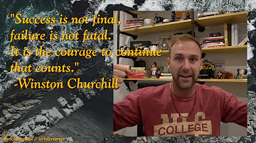 Who actually said success is not final?