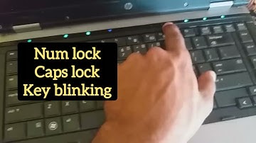 Hp laptop caps lock and num lock key blinking. Black screen no power on solution