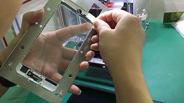 iphone 7 plus lcd laminating glass with frame assembly