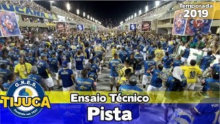 Unidos da Tijuca 2019 - Bateria no ensaio técnico (Pista) - Apoteose ao vivo