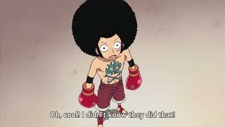 Afro Luffy, One Pieceワンピース