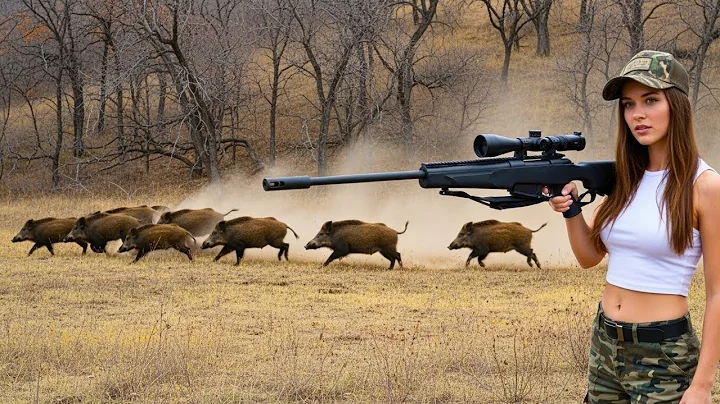 Wild Boar Hunting – Young Hunter Drops Massive Hogs with Perfect Shot 🎯