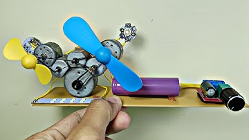 ASSEMBLE A PROTOTYPE MINI ALTERNATOR ENGINE, USING A V MODEL WITH A TWO-CORE MINI FAN