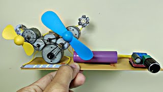 ASSEMBLE A PROTOTYPE MINI ALTERNATOR ENGINE, USING A V MODEL WITH A TWO-CORE MINI FAN