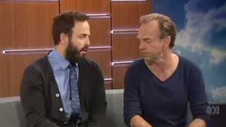 Constipation crime drama The Mule - ABC News interview with Hugo Weaving and Angus Sampson