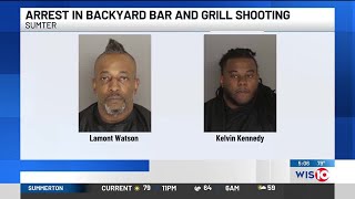 2 charged, 3 wanted in connection with Sumter bar and grill shooting