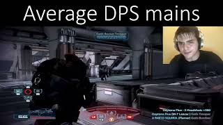 mass effect 3 me3 average tank main vs average dps main