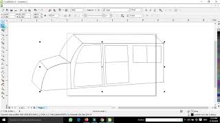 HOW TO DRAW A BUS ON COREL DRAW (GRAPHICS) screenshot 2