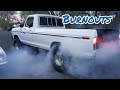 1977 Ford truck burnout