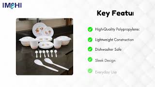 Experience Royalty With The Maharani Orange Dinner Set Imphi