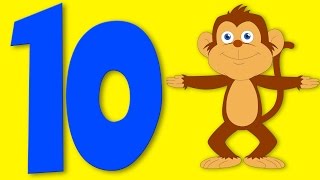 Number Song | Ten Little Monkeys