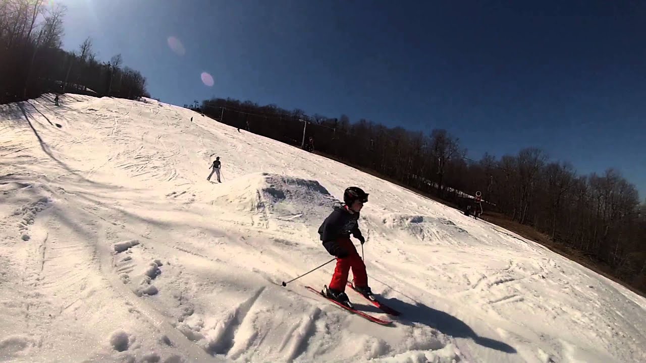 Spring Skiing 2015 Bristol Mountain - YouTube