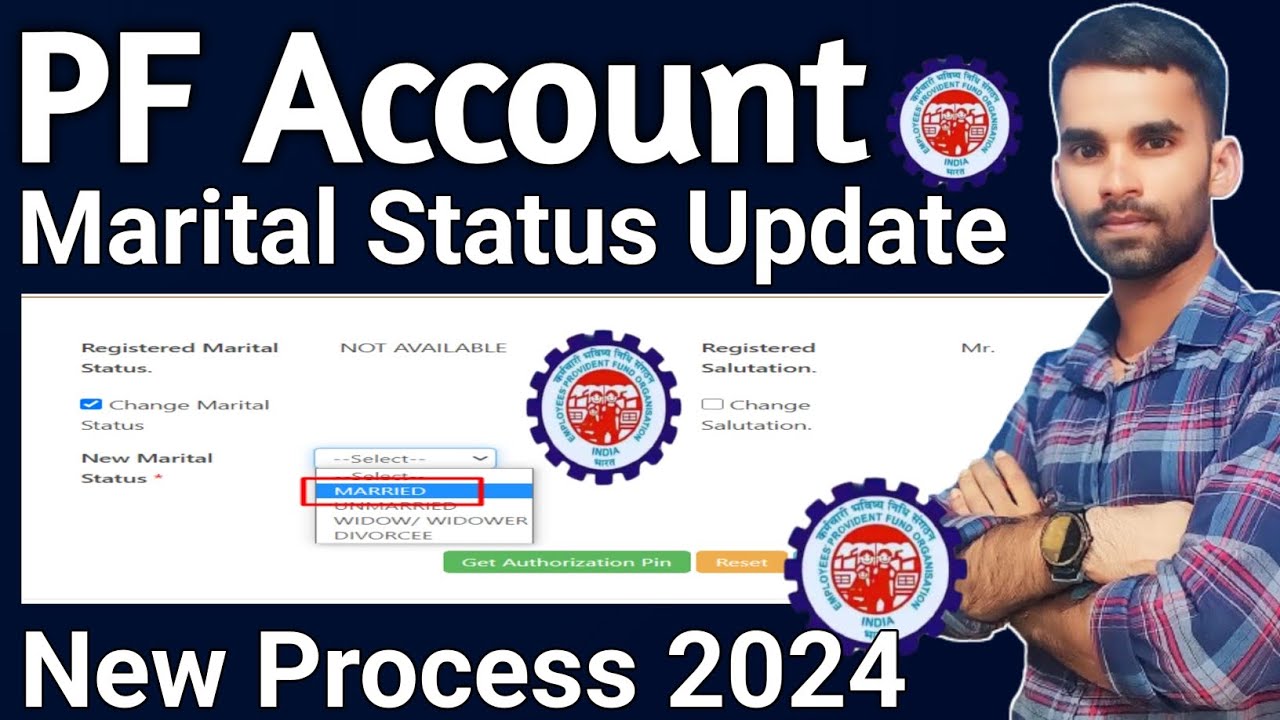 HOW TO UPDATE MARITAL STATUS IN PF ACCOUNT || PF ME MARITAL STATUS KAISE CHANGE KARE 2024 || EPF  🤔