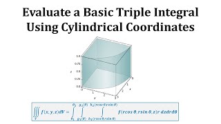 Evaluate a Basic Triple Integral Using Cylindrical Coordinates