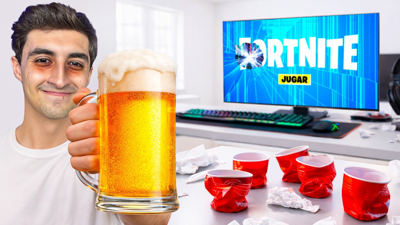 Jugué Fortnite BORRACHO y Aprendí Esto...