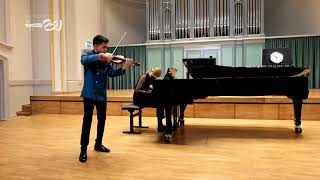 Raphael Nussbaumer performs Beethovens Violin Sonata No. 4 in A minor, Op. 23