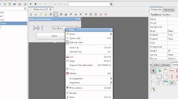 Hello world Gambas 3