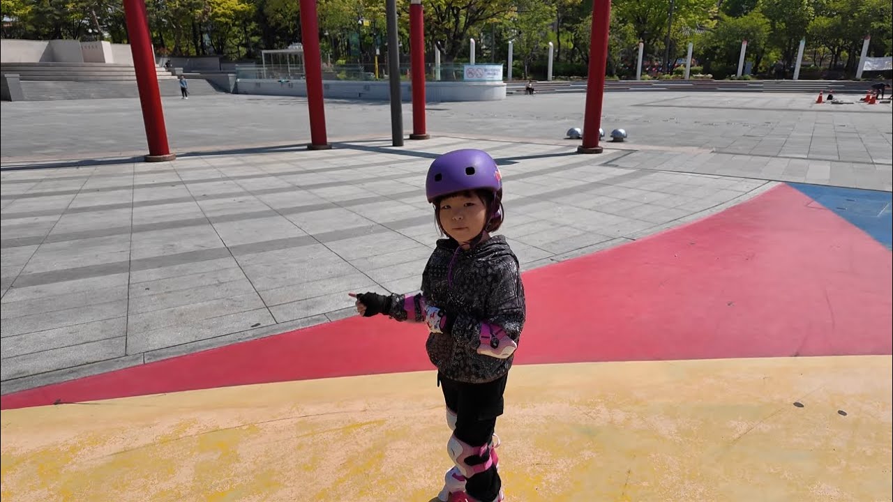 20250426 파리공원 롤러스케이트 타기