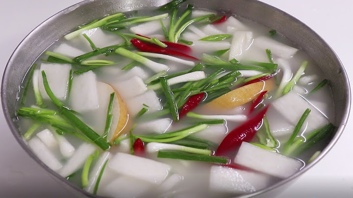 여름 동치미 맛있게 담그는법 무물김치 만들기 쉬워요! #96