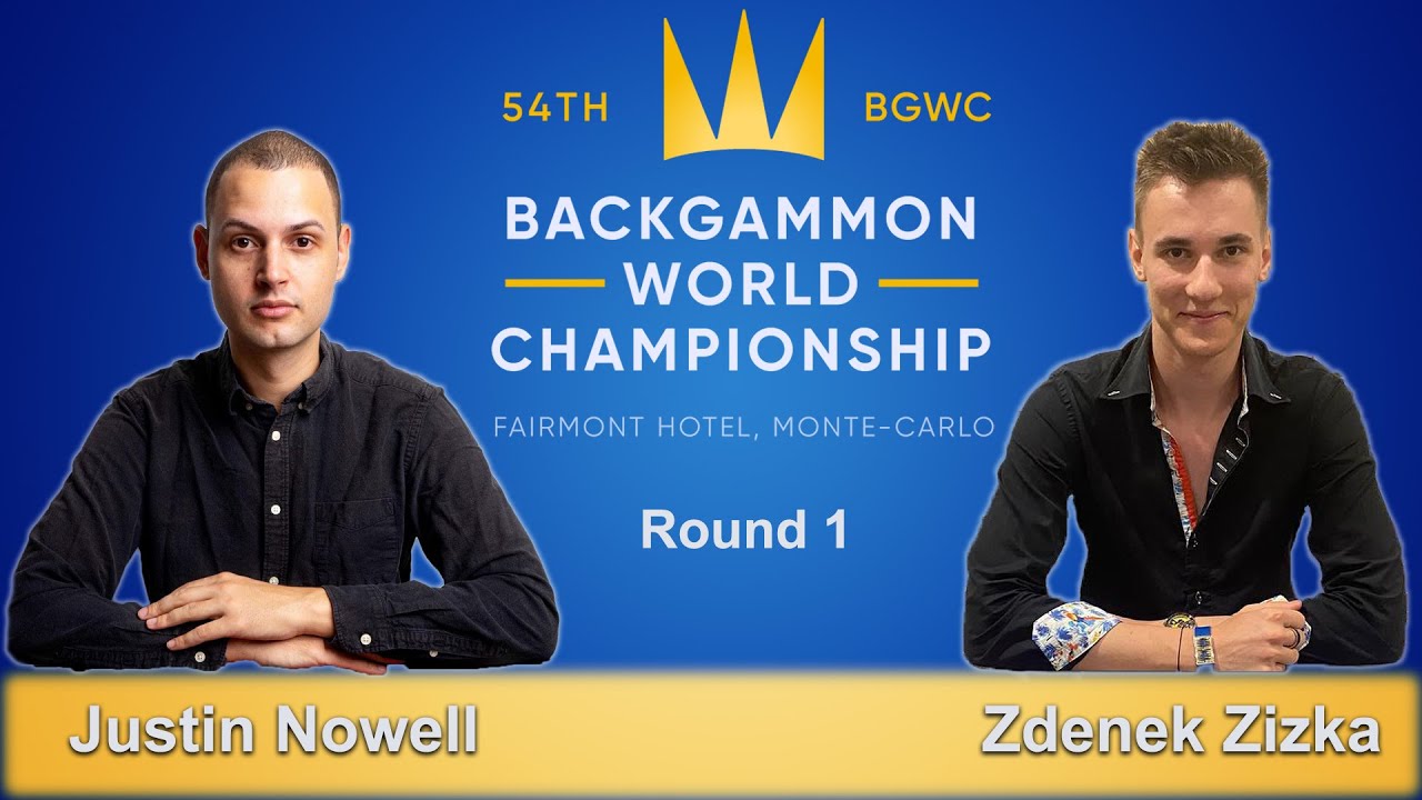 54th Backgammon World Championship Round 1 Justin Nowell vs Zdenek