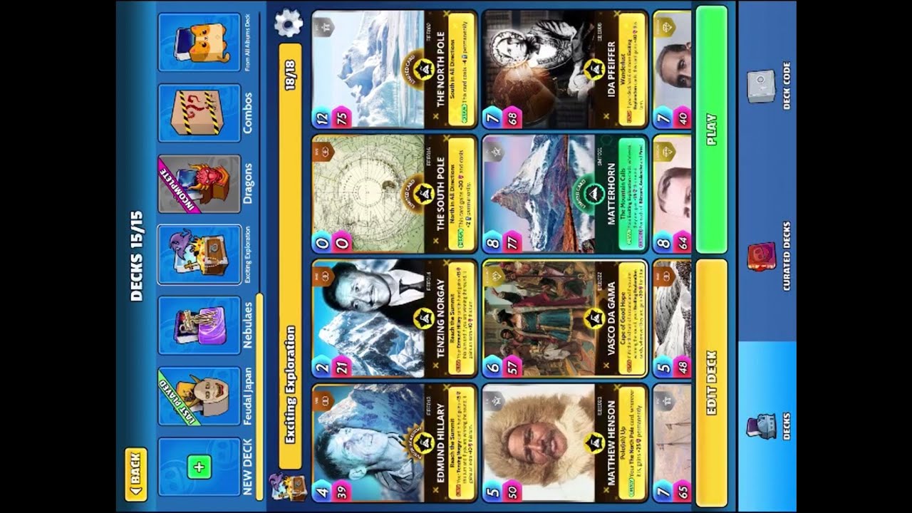 CUE: Exciting Exploration Deck