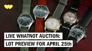 Craft + Tailored x WhatNot Auction Preview - Apr 25th