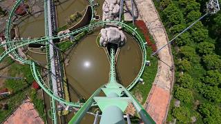 Dragon in the Jungle (Vekoma Shockwave) POV onride mounted 4K 60FPS POV Huachang Dragon Valley  2026