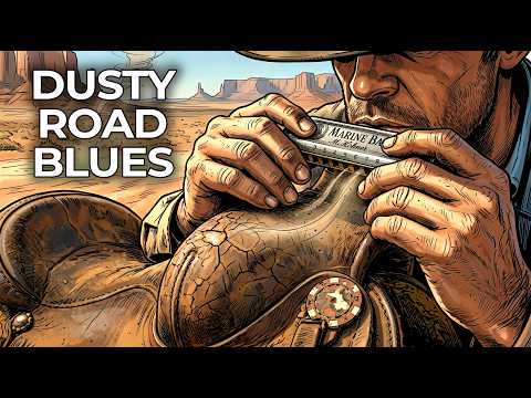 Dusty Road Trip | Acoustic Desert Blues & Atmospheric Wild West Instrumental