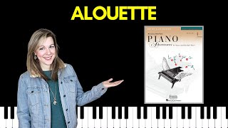 Alouette Accelerated Piano Adventures Level 1 Performance