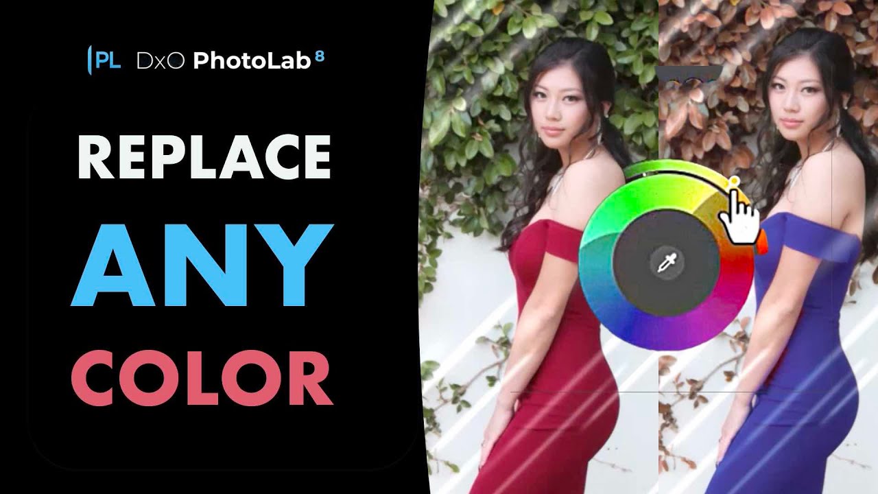 DXO PHOTOLAB 8: HOW TO REPLACE ANY COLOR TO ENHANCE VISUAL APPEAL - YouTube