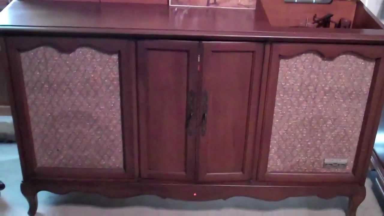 1962 Zenith Console Stereo Model Mk2685 Fully Restored Youtube