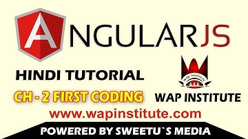 angular js first coding hosted by wap institute powered by sweetus media