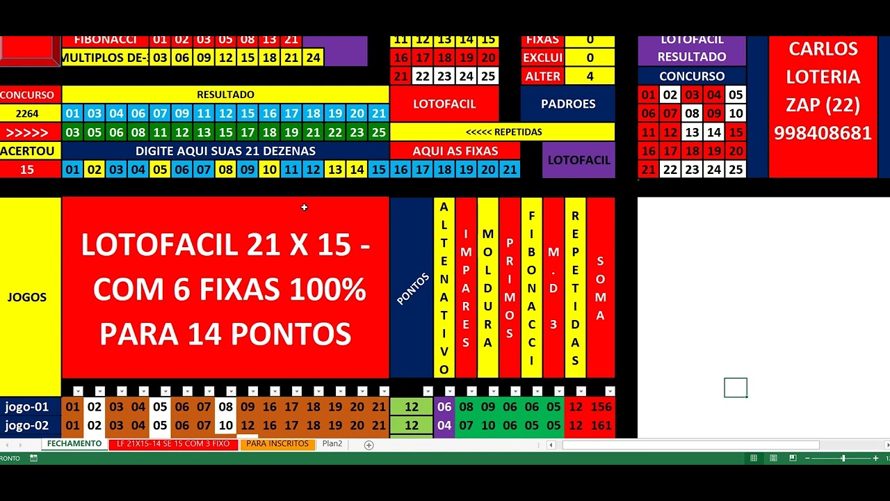 lotofacil da independencia planilha gratis