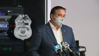 Columbus Mayor Andrew Ginther announces the city’s next public safety director