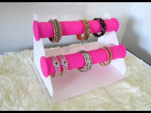 Homemade bracelet holder. | Diy bracelets how to make, Homemade bracelets, Bracelet  display
