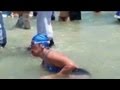 Watch as diana nyad reaches floridas shore