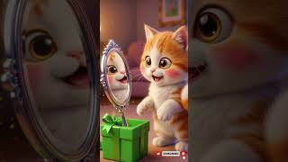 Baby Kitten Opens Mystery Gift Boxes 🎁😻 Cute Surprise Challenge | Hindi Urdu Shorts