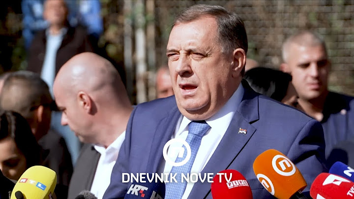 Cirkus optuženika Milorada Dodika na sudu: "Ne mogu ustati, bole me leđa." | Dnevnik Nove TV