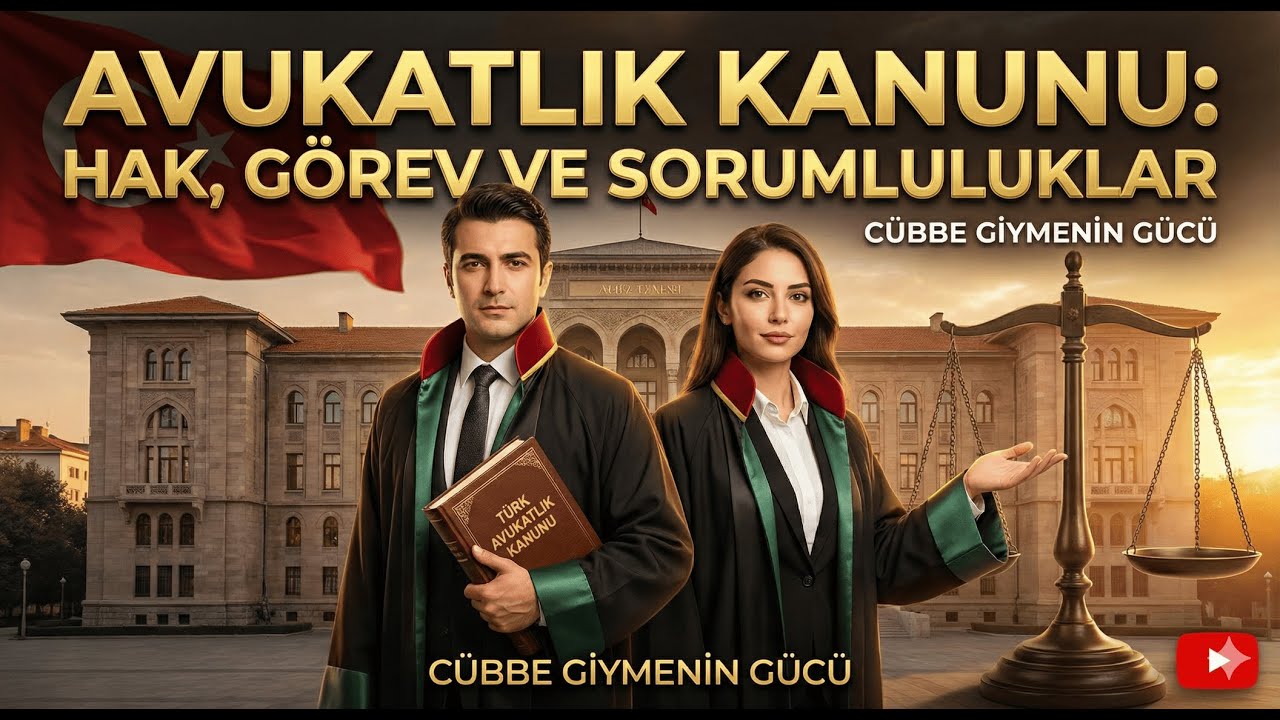 Hukukçular İçin Rehber: Avukatlık Kanunu ve Meslek Kuralları (Özet Anlatım)