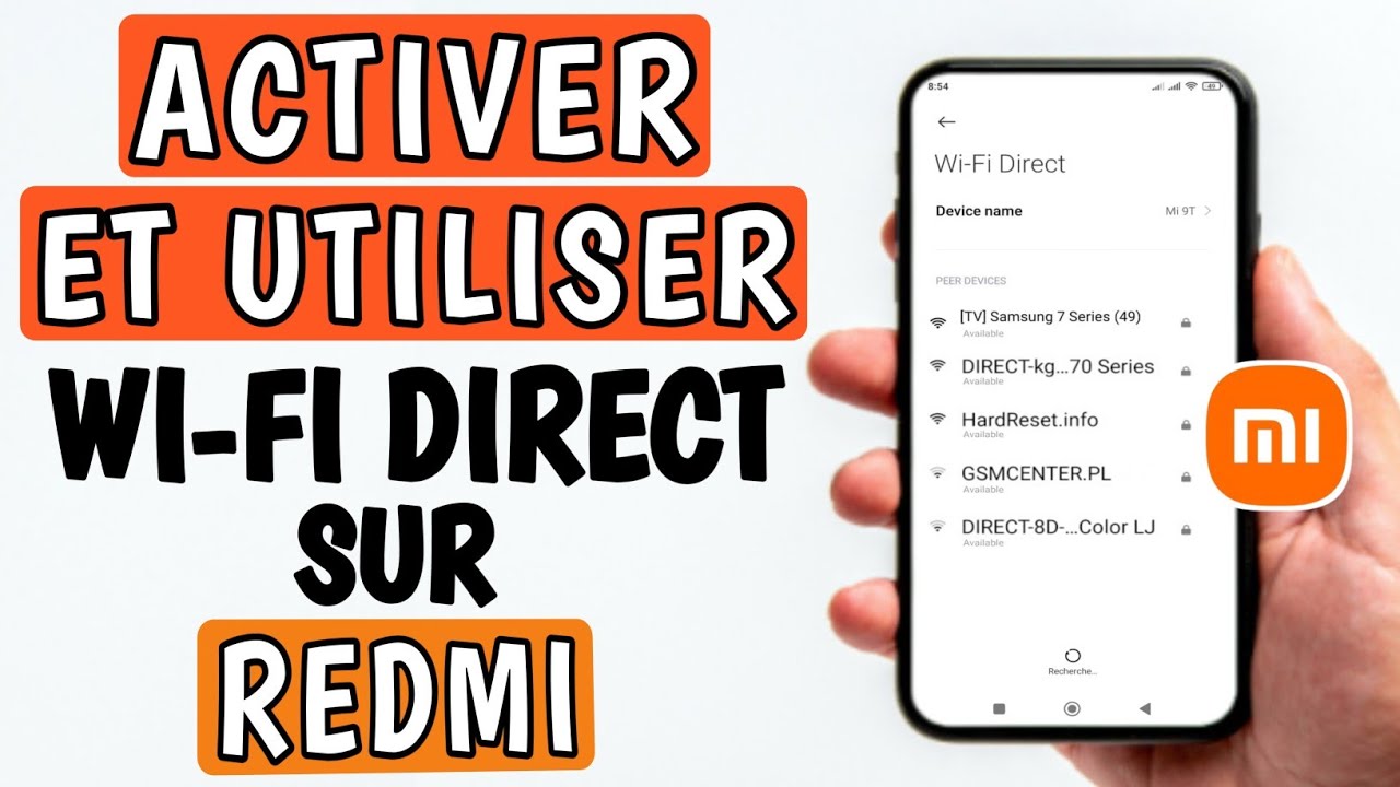 Comment se connecter en WiFi Direct sur redmi - Activer et utiliser ...
