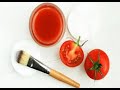 Simple tomato face mask  paris priya  france 